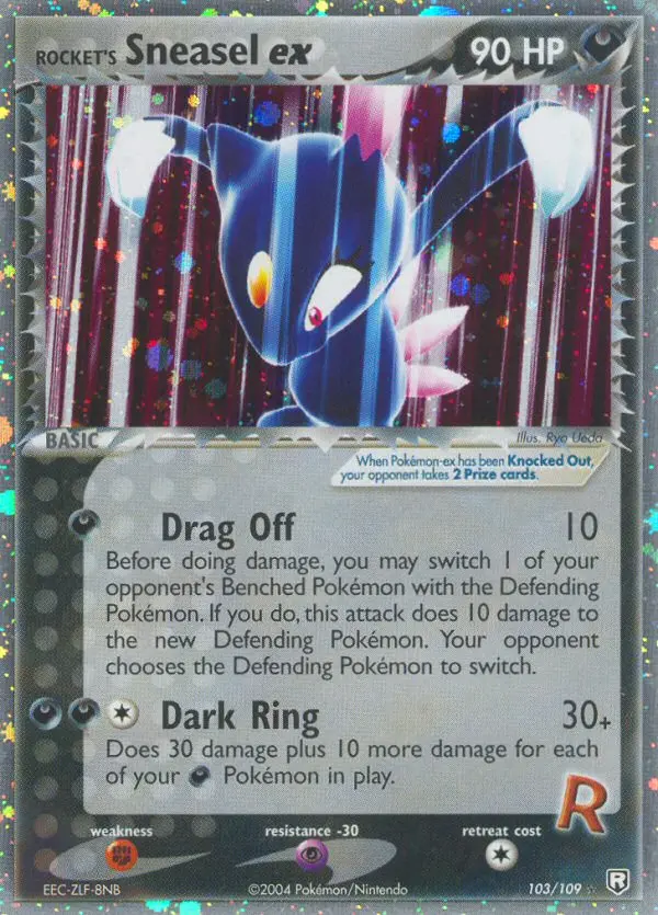 Rocket's Sneasel ex 103 — the most expensive Sneasel card
