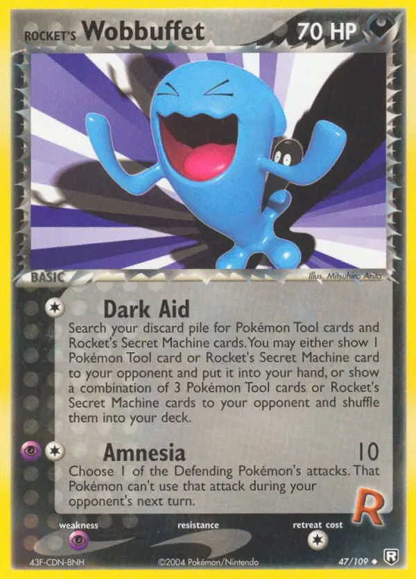 Rocket's Wobbuffet 47 — Team Rocket Returns 47, Normal finish