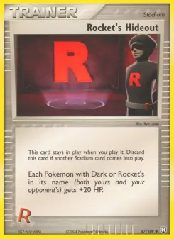 Rocket's Hideout — Team Rocket Returns 87
