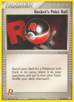 Rocket's Poké Ball — Team Rocket Returns #89