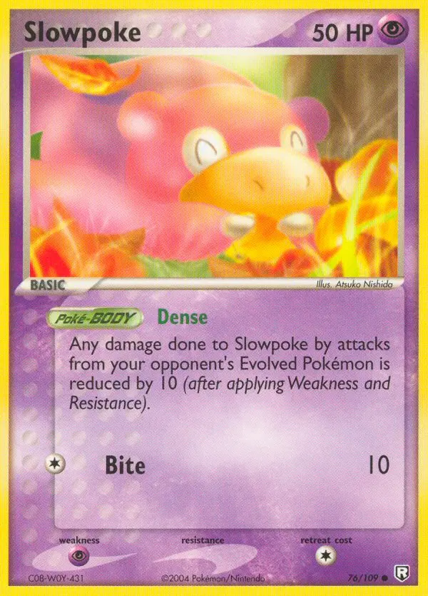 Slowpoke 76 — Team Rocket Returns 76, Normal finish