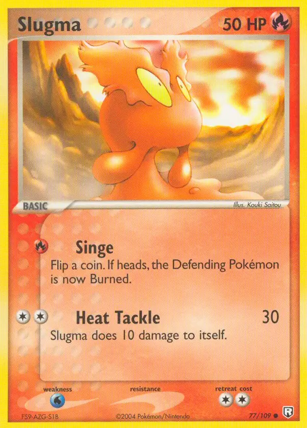 Slugma 77 — the most expensive Slugma card