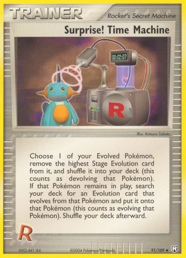 Surprise! Time Machine 91 — Team Rocket Returns 91, Normal finish