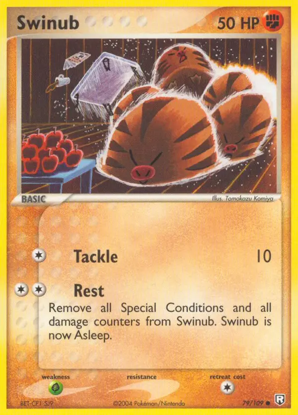 Swinub 79 — Team Rocket Returns 79, Normal finish