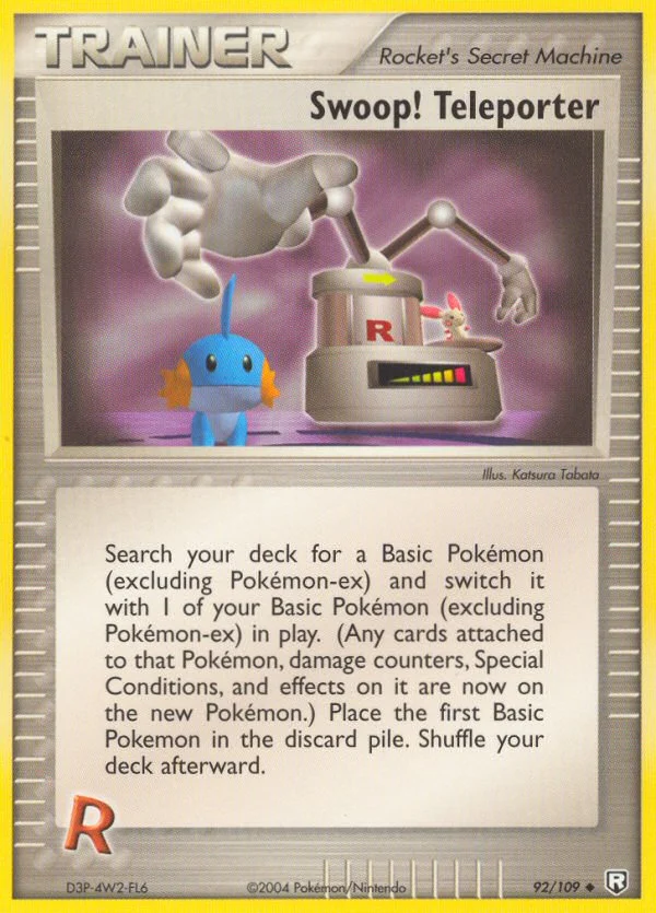 Swoop! Teleporter 92 — Team Rocket Returns 92, Normal finish