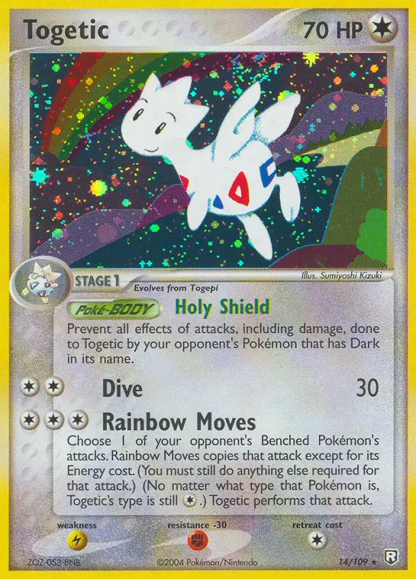 Togetic 14 — Team Rocket Returns 14, Holofoil finish