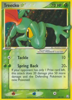 Treecko ★ 109 — Team Rocket Returns