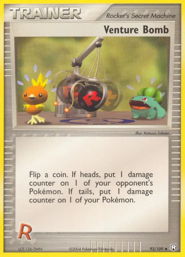 Venture Bomb 93 — Team Rocket Returns 93, Normal finish