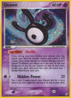 Unown — Unseen Forces #W