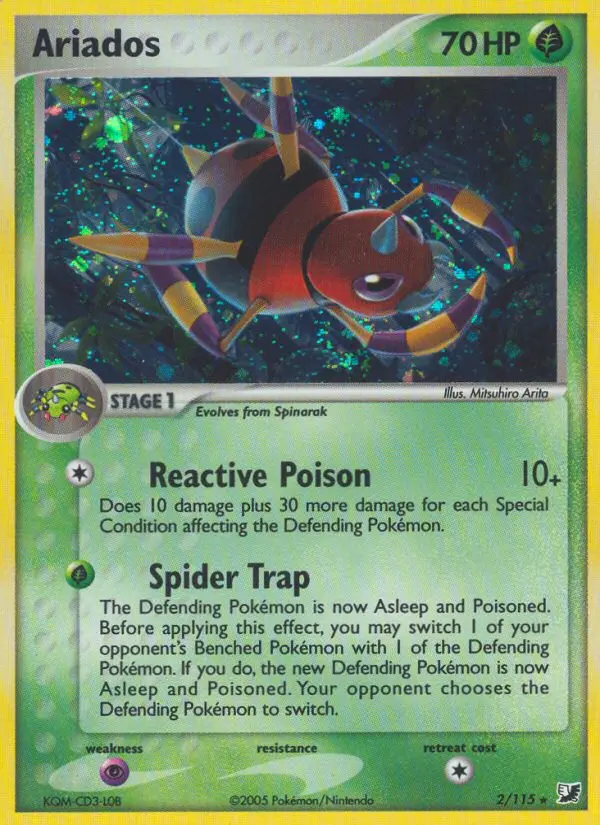 Ariados 2 card from Unseen Forces