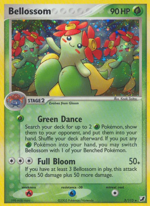 Bellossom 3 card from Unseen Forces