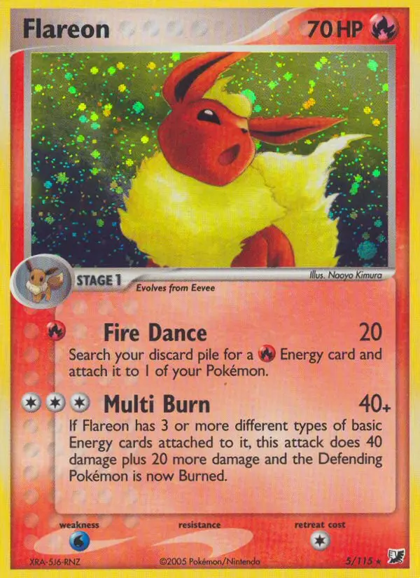 Flareon 5 — Unseen Forces 5, Holofoil finish