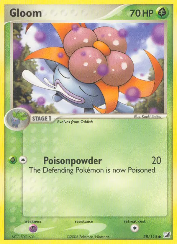 Gloom 58 card from Unseen Forces