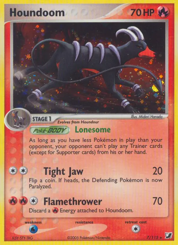 Houndoom 7 card from Unseen Forces