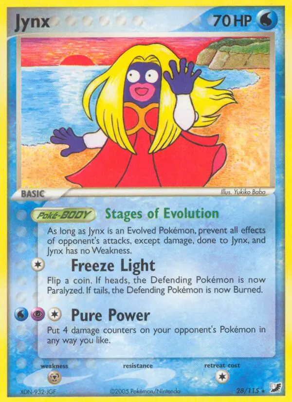 Jynx 28 card from Unseen Forces