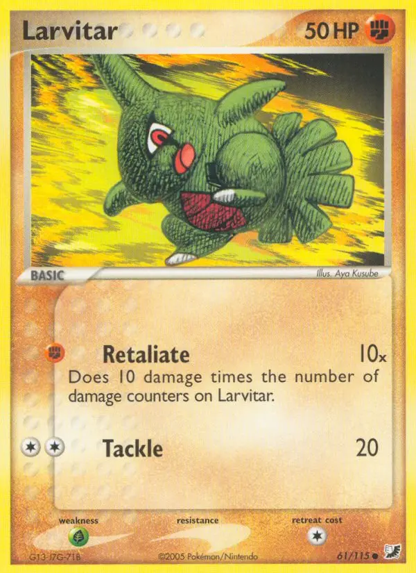 Larvitar 61 — Unseen Forces 61, Normal finish