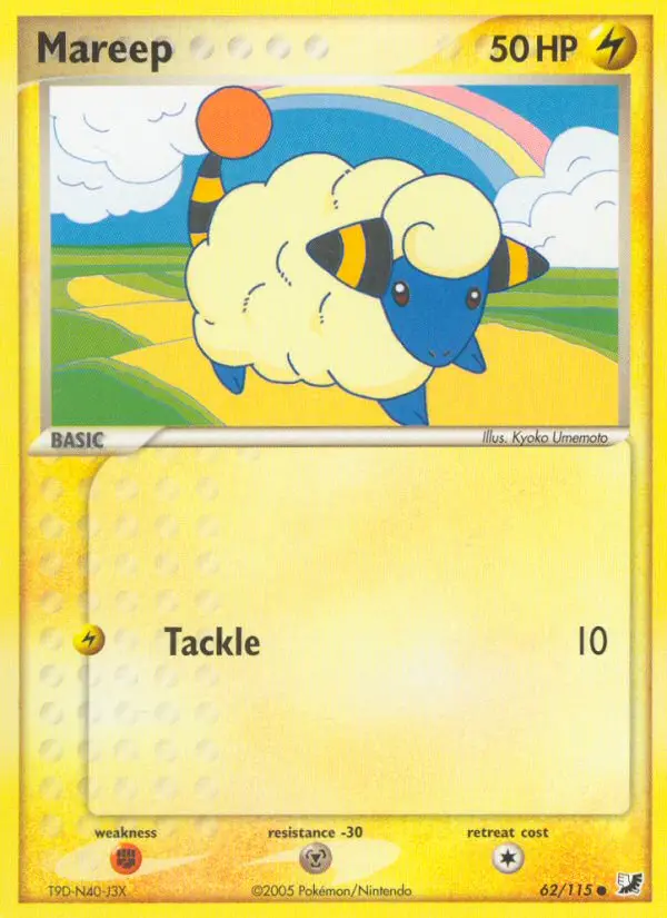 Mareep 62 card from Unseen Forces