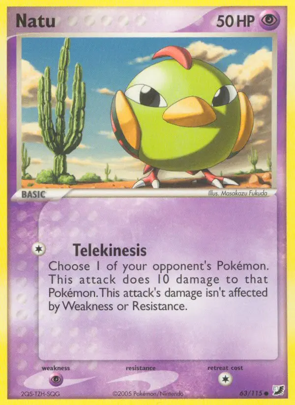 Natu 63 card from Unseen Forces