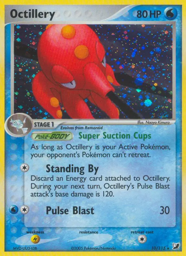 Octillery 10 — Unseen Forces 10, Holofoil finish