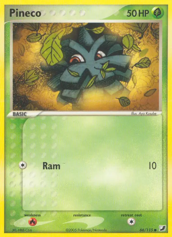 Pineco 66 card from Unseen Forces