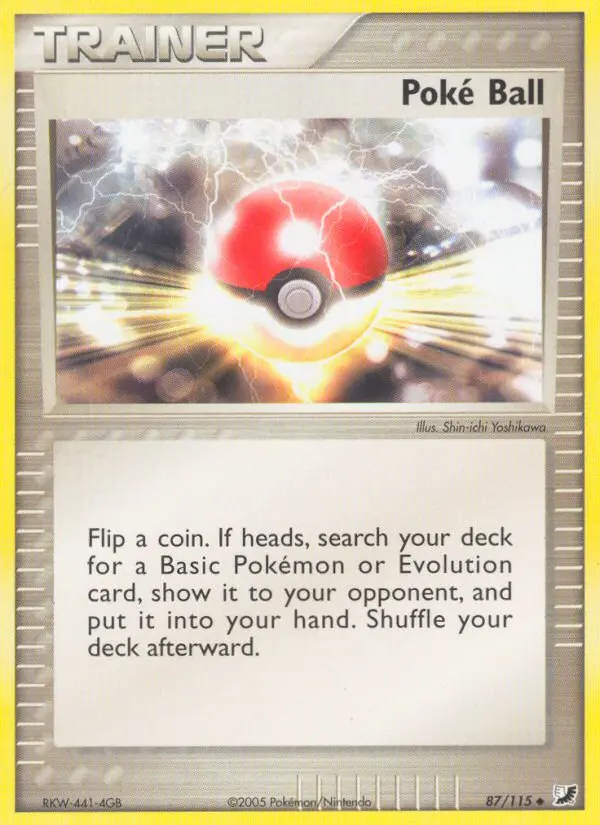 Poké Ball 87 — Unseen Forces 87, Normal finish