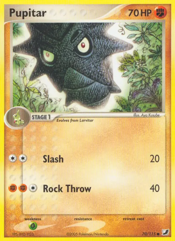 Pupitar 70 card from Unseen Forces