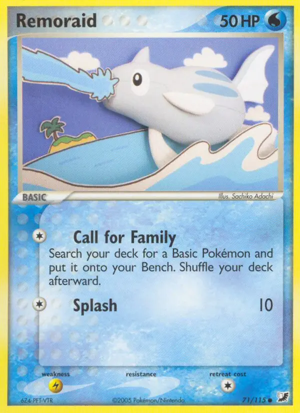 Remoraid 71 card from Unseen Forces
