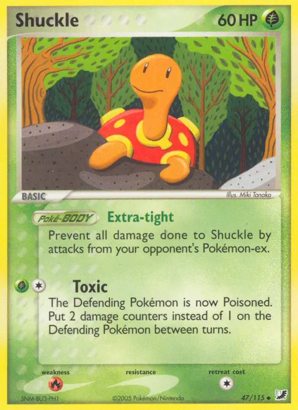 Shuckle 47 card from Unseen Forces