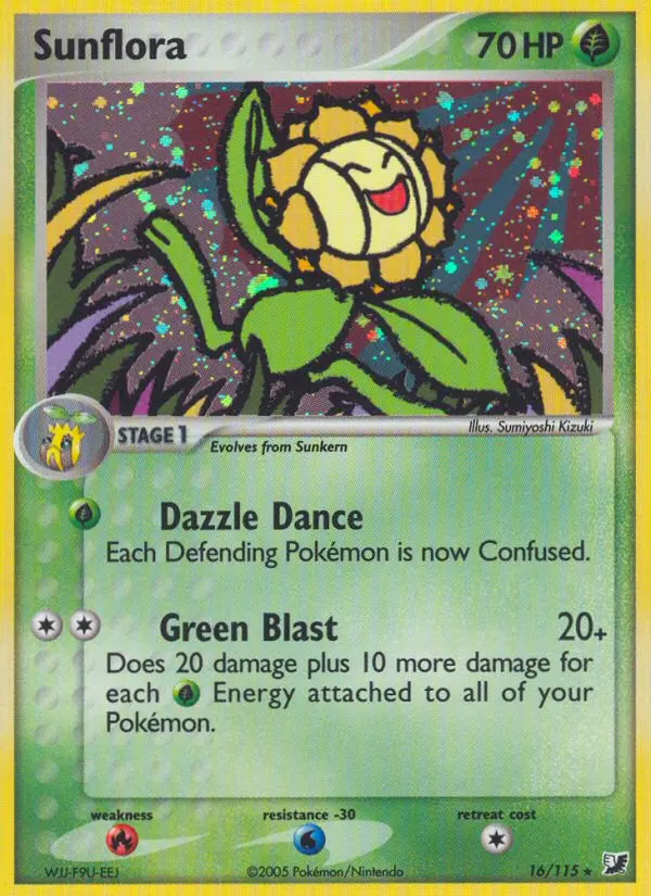 Sunflora 16 card from Unseen Forces