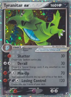 Tyranitar ex — Unseen Forces 111