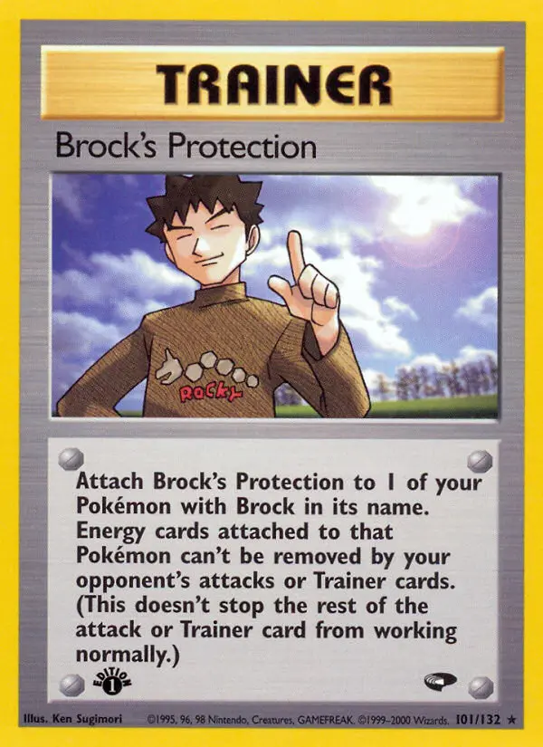 Brock's Protection 101 — Gym Challenge 101, 1st Edition finish