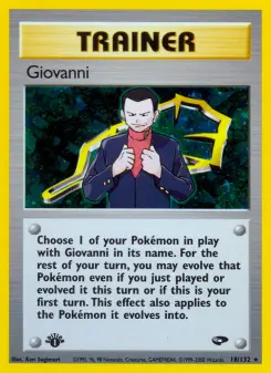 Giovanni 18 — Gym Challenge