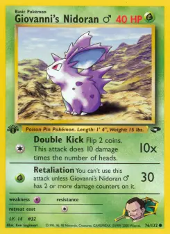 Giovanni's Nidoran ♂ 76 — Gym Challenge