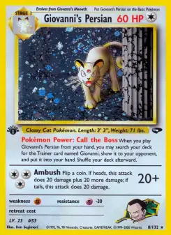 Giovanni's Persian — Gym Challenge #8