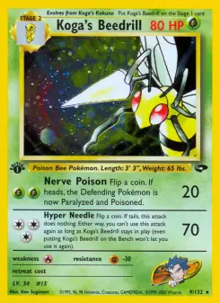 Koga's Beedrill — Gym Challenge #9