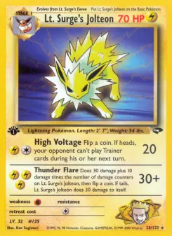 Lt. Surge's Jolteon — Gym Challenge #28