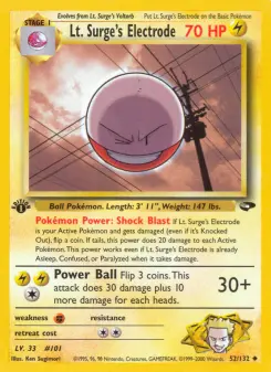 Lt. Surge's Electrode — Gym Challenge #52
