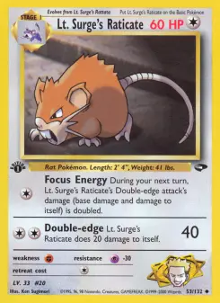 Lt. Surge's Raticate — Gym Challenge #53