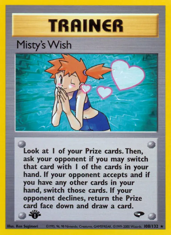 Misty's Wish 108 — Gym Challenge 108, 1st Edition finish