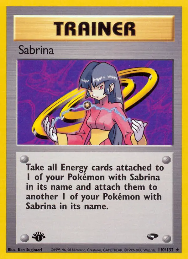Sabrina 110 card from Gym Challenge