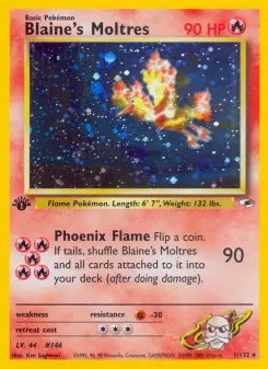Blaine's Moltres — Gym Heroes 1