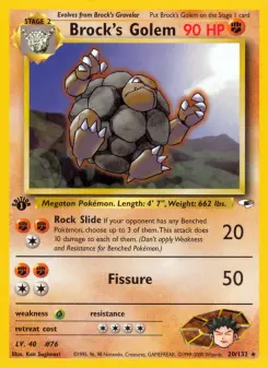 Brock's Golem — Gym Heroes #20