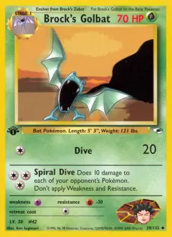 Brock's Golbat — Gym Heroes #39