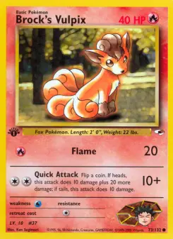 Brock's Vulpix — Gym Heroes #73
