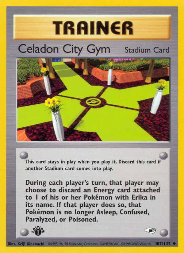 Celadon City Gym 107 — Gym Heroes 107, 1st Edition finish