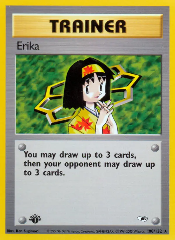 Erika 100 — Gym Heroes 100, 1st Edition finish