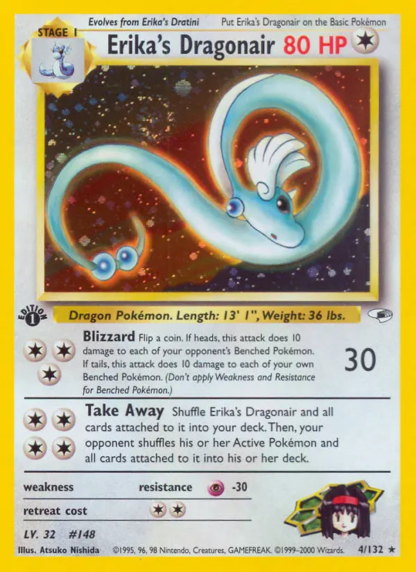 Erika's Dragonair 4 — the most expensive Dragonair card