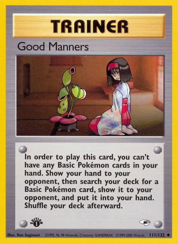 Good Manners 111 — Gym Heroes 111, 1st Edition finish