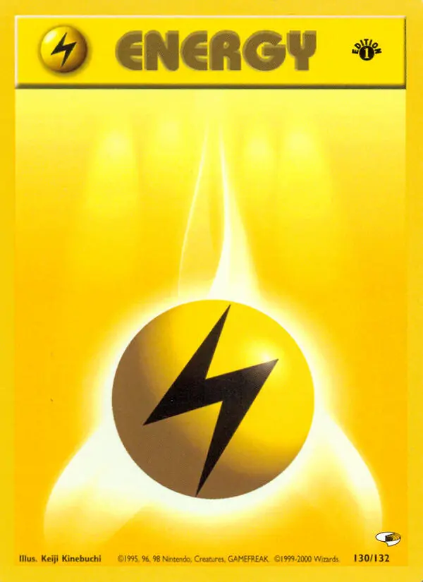 Lightning Energy 130 — Gym Heroes 130, 1st Edition finish