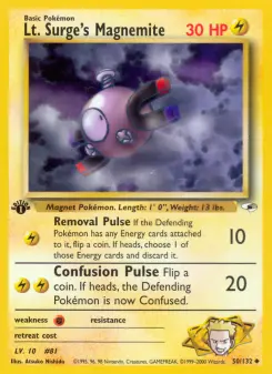 Lt. Surge's Magnemite — Gym Heroes #50